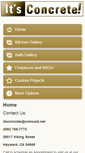 Mobile Screenshot of itsconcrete.com